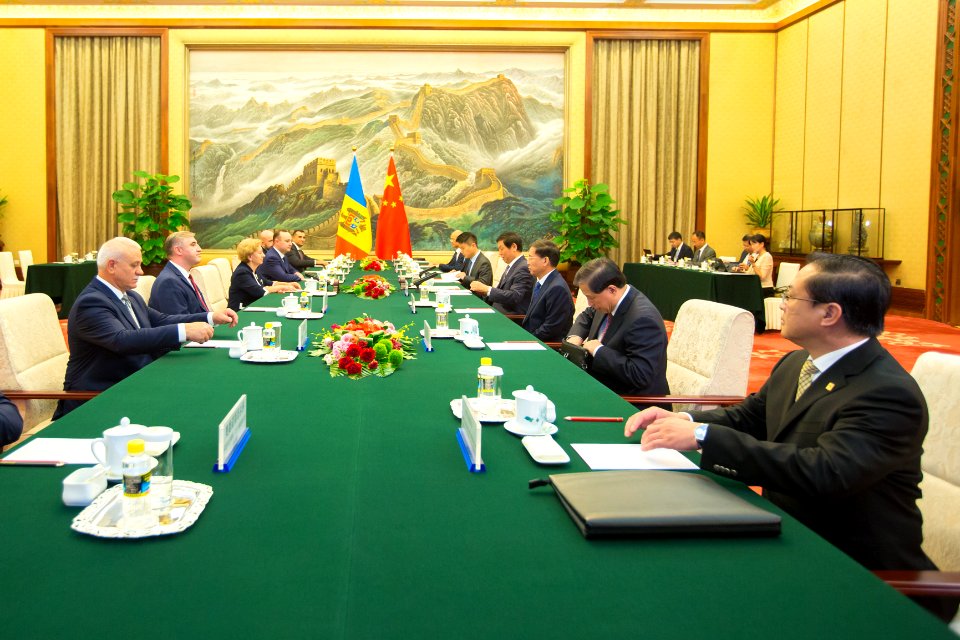 Întrevederea Președintelui Parlamentului Zinaida Greceanîi cu Președintele Comitetului Permanent al Adunării Naționale a Reprezentanților Poporului din Întreaga Chină, Li Zhanshu. (48716224077)