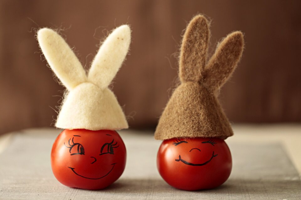 Bunny easter couple