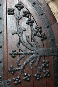 Blacksmithing metal close up
