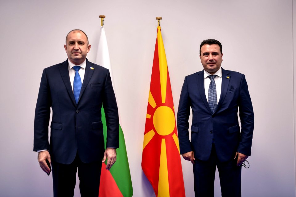 Средба на премиерот Заев и владината делегација со претседателот на Бугарија, Румен Радев -14.06.2021- (51247113786)