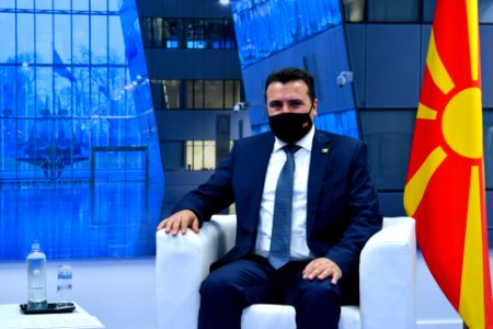 Премиерот Заев на средба со полскиот претседател Дуда во рамки на Самитот на НАТО 2021 -14.06.2021- (51247074679)