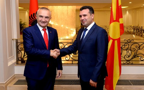 Средба со албанскиот претседател Илир Мета (24671424148)
