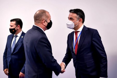 Средба на премиерот Заев и владината делегација со претседателот на Бугарија, Румен Радев -14.06.2021- (51248161990)