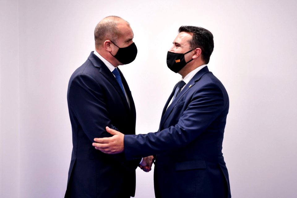 Средба на премиерот Заев и владината делегација со претседателот на Бугарија, Румен Радев -14.06.2021- (51247868124)