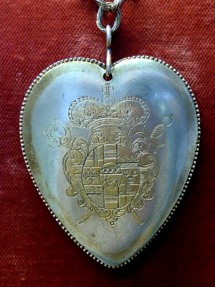 1713 Schildchen der Königskette Fürstbischof von Wolf-Metternich Rückseite