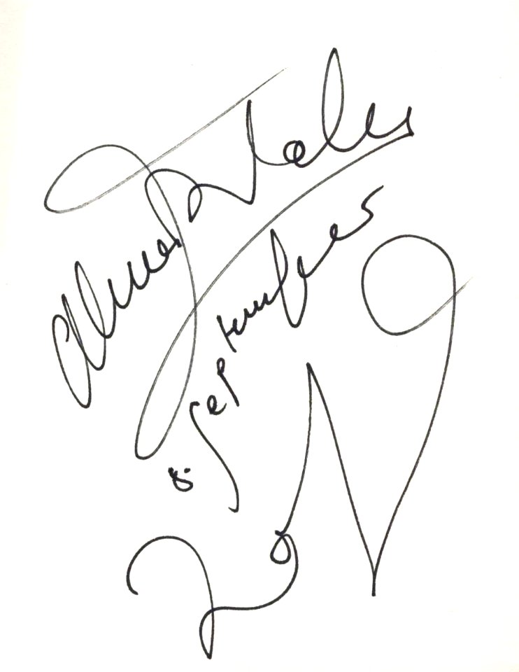 Alissa Walser Signatur