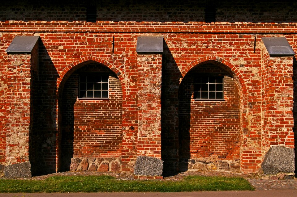 Greifswald monastery ruins background