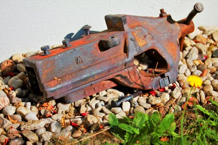 Rust industry metal construction