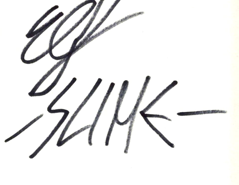 Autogramm Elf Slime