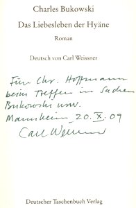 Autograph - Carl Weissner photo