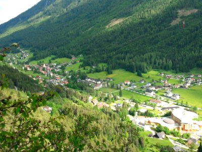 Bad Bleiberg Aufnahme von der Traininger Wand