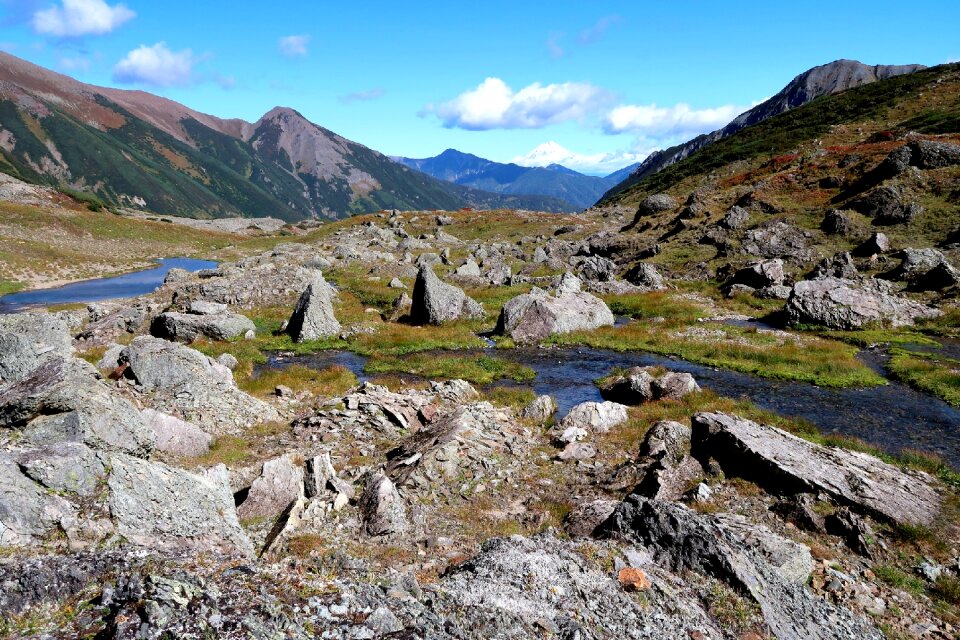 Mountain valley mountain lake valley