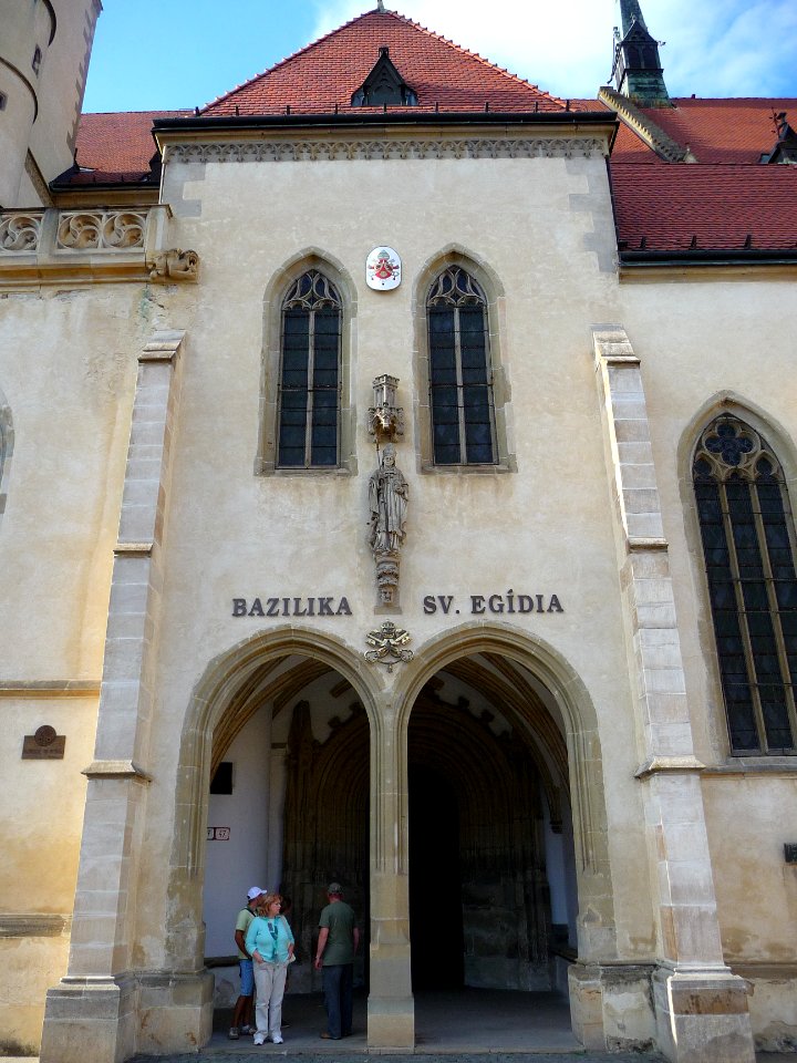 Bazilika sv.egídia hlavný vchod