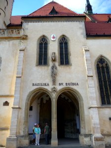 Bazilika sv.egídia hlavný vchod