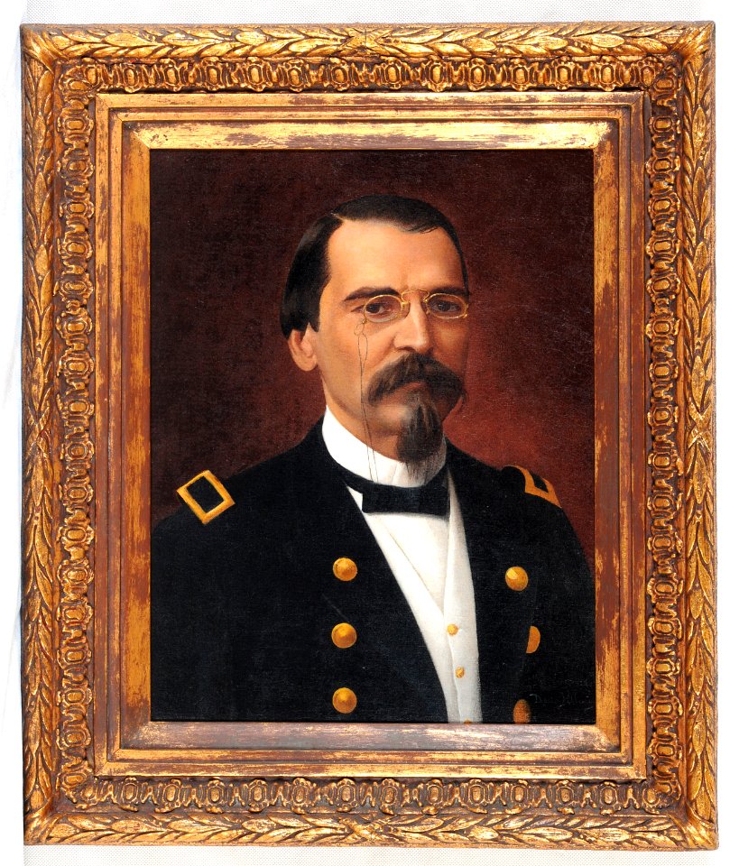 Benjamin Constant Botelho de Magalhães. Pintura a partir de fotografia