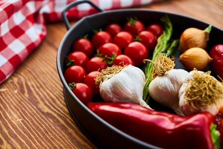 Red vegan vegetarian