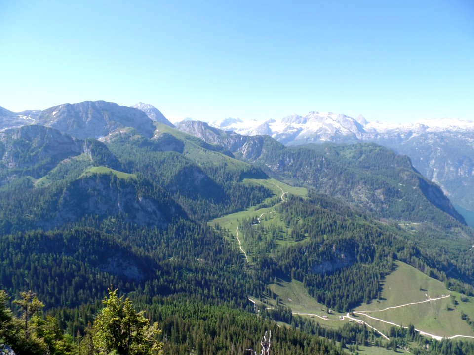 Blick vom Jenner ins Hagengebirge im Juni 2016
