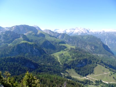 Blick vom Jenner ins Hagengebirge im Juni 2016