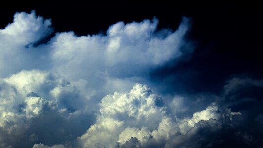 Nature dramatic cloudscape