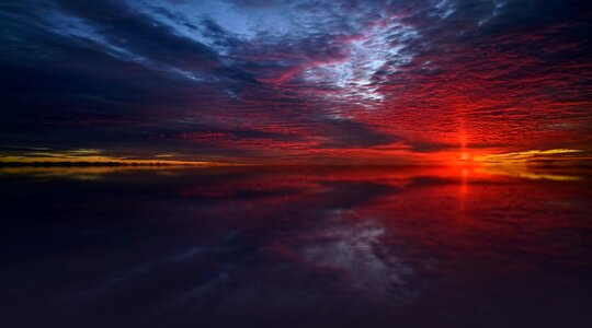Dawn panorama dark