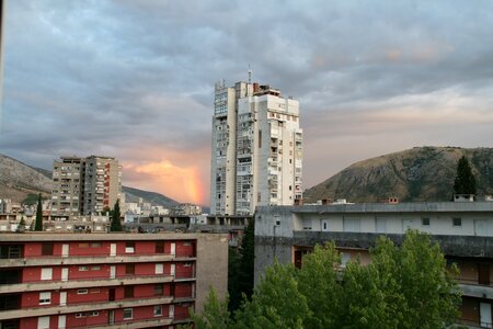 Mostar rainbow architecture