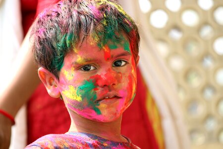 Beautiful boy holi