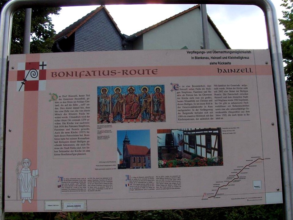 Bonifatiustafel Hainzell