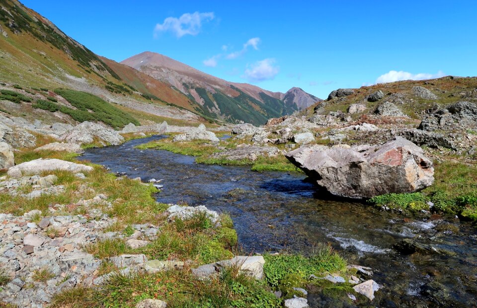 Mountain valley mountain plateau creek