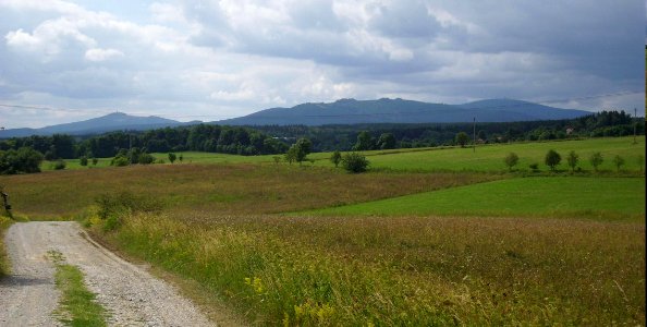 Brocken und Wurmberg von Elbingerode aus