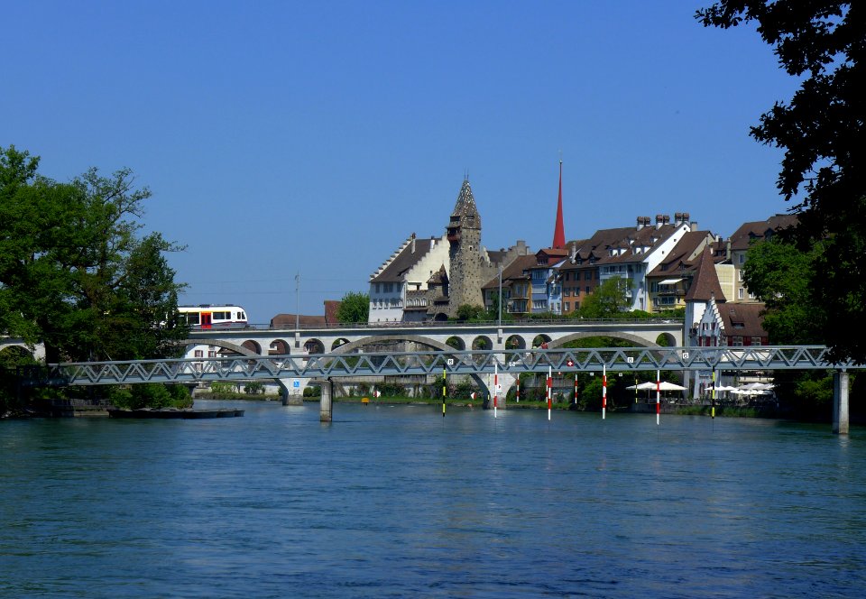 Brücken über die Reuss bei Bremgarten