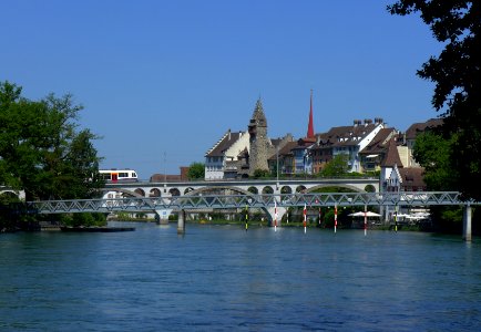 Brücken über die Reuss bei Bremgarten