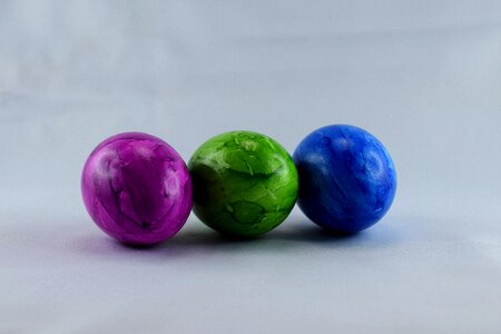 Boiled eggs colored eggs happy easter