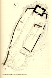 Burgruine Strassfried Grundriss 1