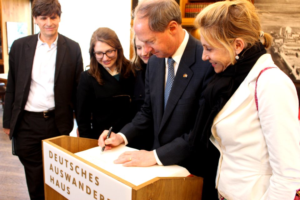 Ambassador and Mrs. Emerson trace their roots on tour through Germany IMG 1863 (19130056600)
