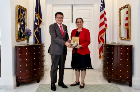 Ambassador Kamala lunch meeting with Deputy Defence Minister Liew Chin Tong
