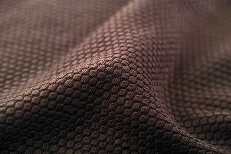Brown fabric textile