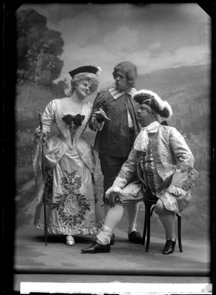 Ambassadören, Oscarsteatern 1907. Rollporträtt - SMV - OscT001