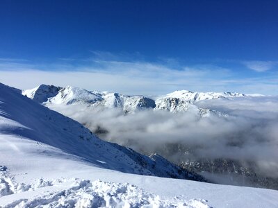 White ski landscape