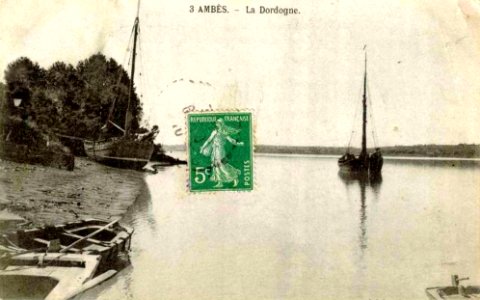 Ambès - la Dordogne