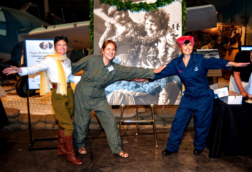 Amelia Earhart birthday celebration 130724-N-WF272-035