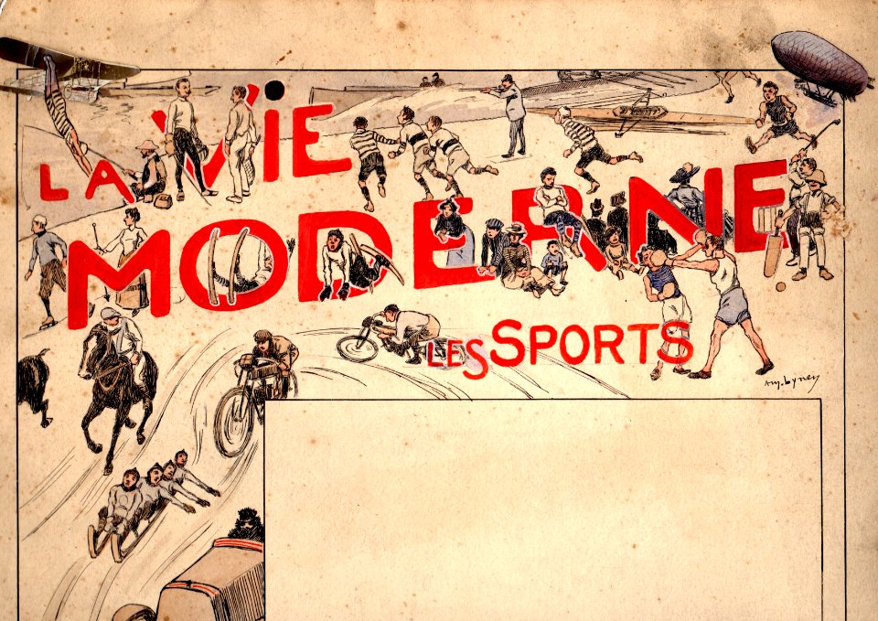 Amedee Lynen La vie moderne les Sports, vers 1900