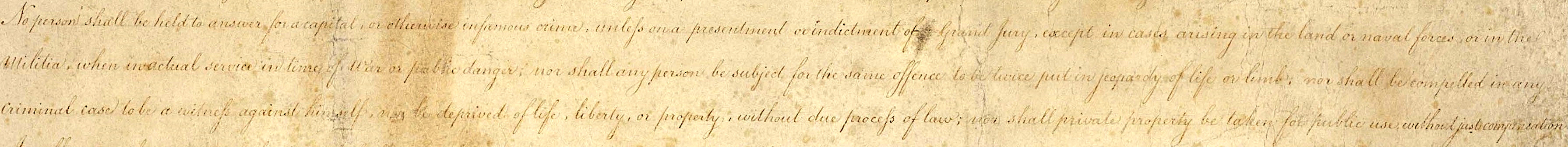Amendment 5