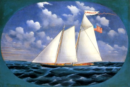 America (schooner yacht) by Bard