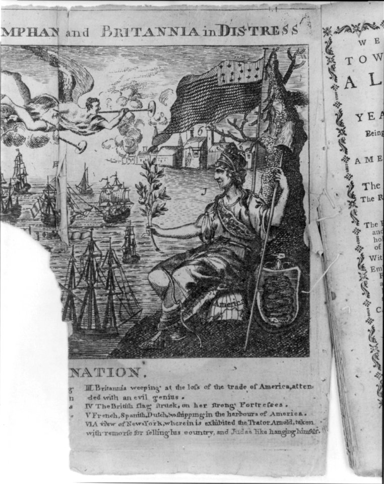 America triumphant and Britannia in distress LCCN2003663727