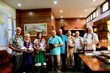 American and Micronesian delegations (04-06-2021)