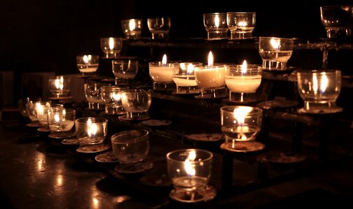 Lights prayer tea lights photo