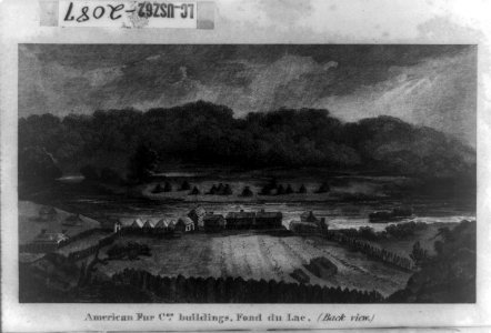 American Fur Cos. buildings. Fond du Lac (back view) LCCN2007683613