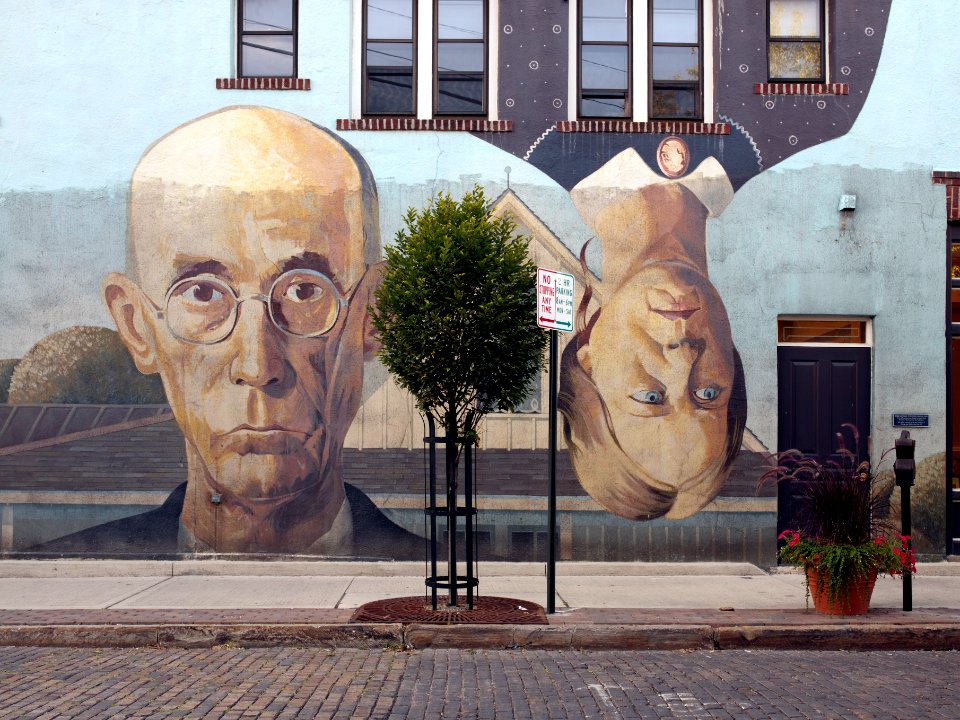 American Gothic Mural, Columbus, Ohio LCCN2010630103