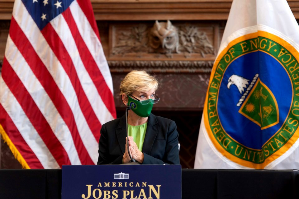 American Jobs Plan Panel Discussion featuring Secretary of Energy J. Granholm and Howard University Professors held on May 3, 2021 - S1-Panel-HU-DSP 6096