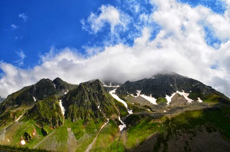 Landscapes nature grass mountain photo